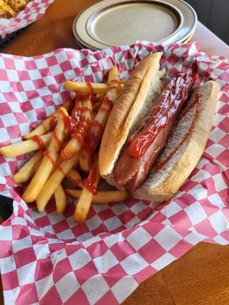 Hot Dog with Fries
